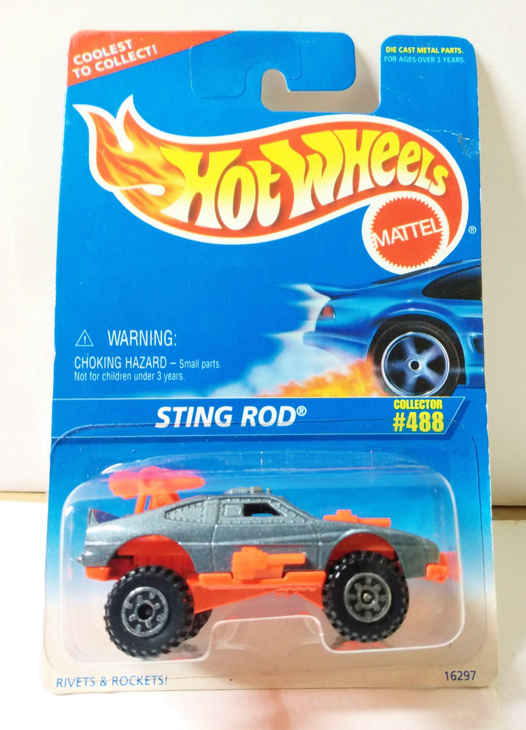 Hot Wheels Collector #488 Sting Rod Off Road Army Vehicle 1995 - TulipStuff