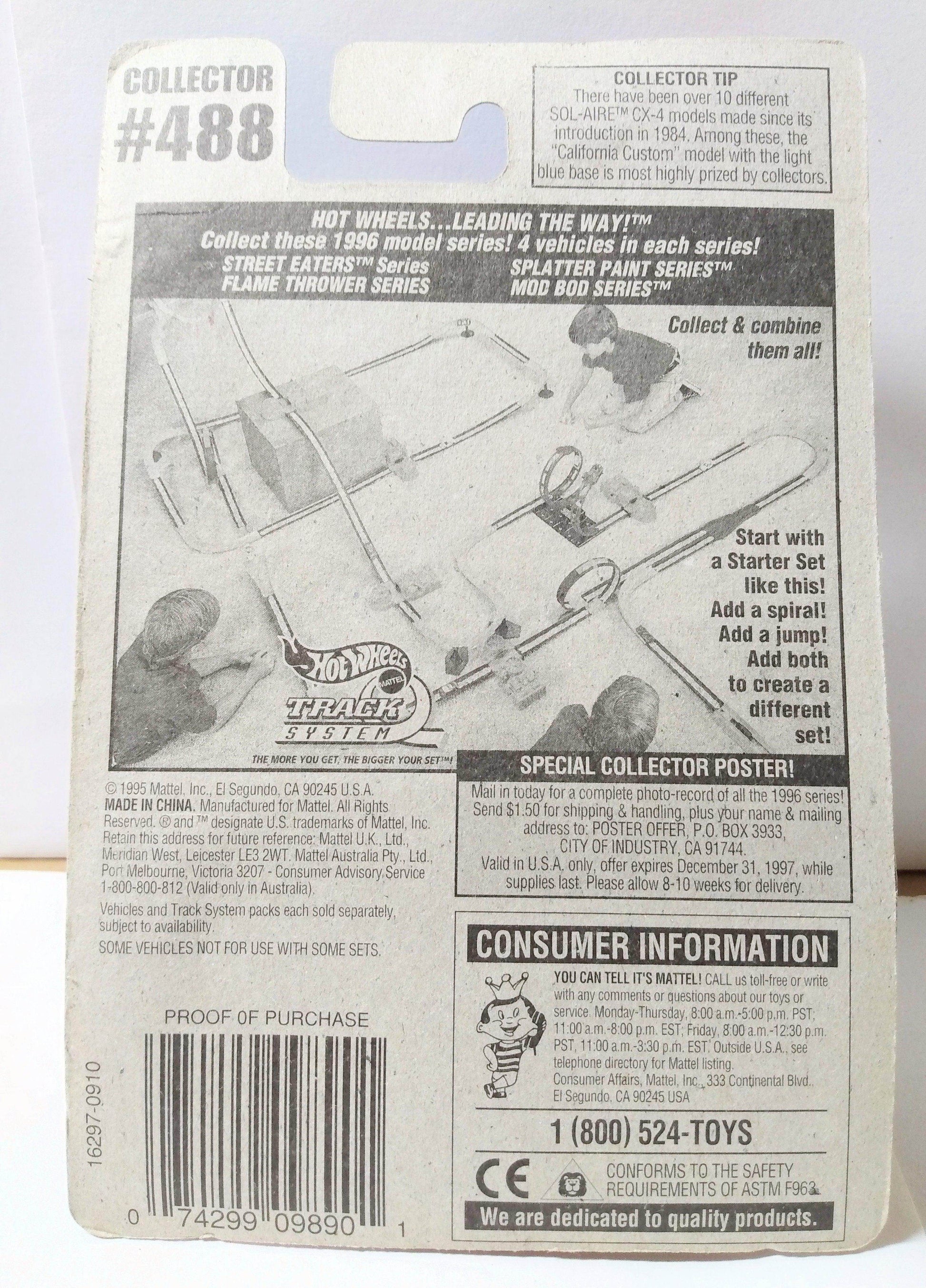 Hot Wheels Collector #488 Sting Rod Off Road Army Vehicle 1995 - TulipStuff