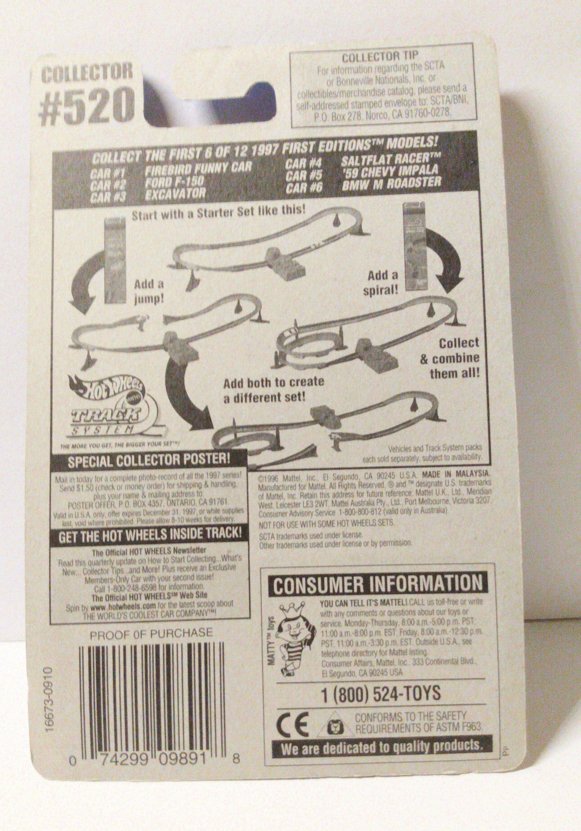 Hot Wheels 1997 First Edition Saltflat Racer Collector #520 - TulipStuff