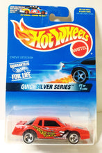 Load image into Gallery viewer, Hot Wheels Quicksilver Series Chevy Stocker Collector #545 1998 - TulipStuff

