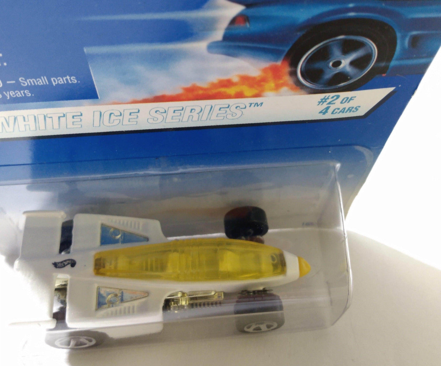 Hot Wheels White Ice Series Shadow Jet Collector #562 1996 - TulipStuff