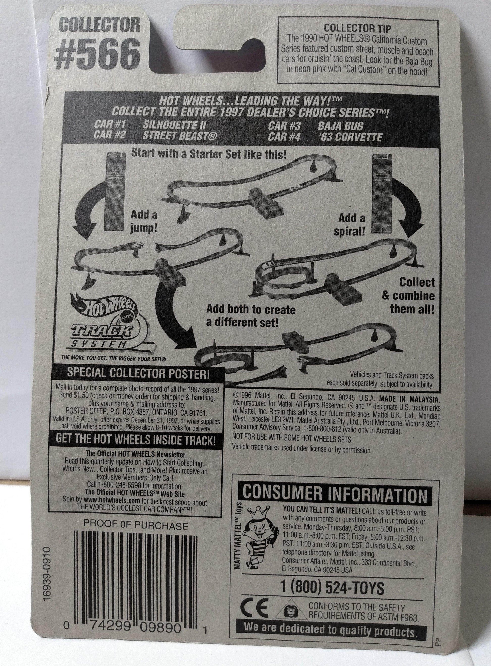 Hot Wheels Dealer's Choice Street Beast Convertible Collector #566 - TulipStuff