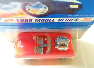Hot Wheels 1995 Model Series '58 Corvette Coupe Collector #341 sp7 - TulipStuff