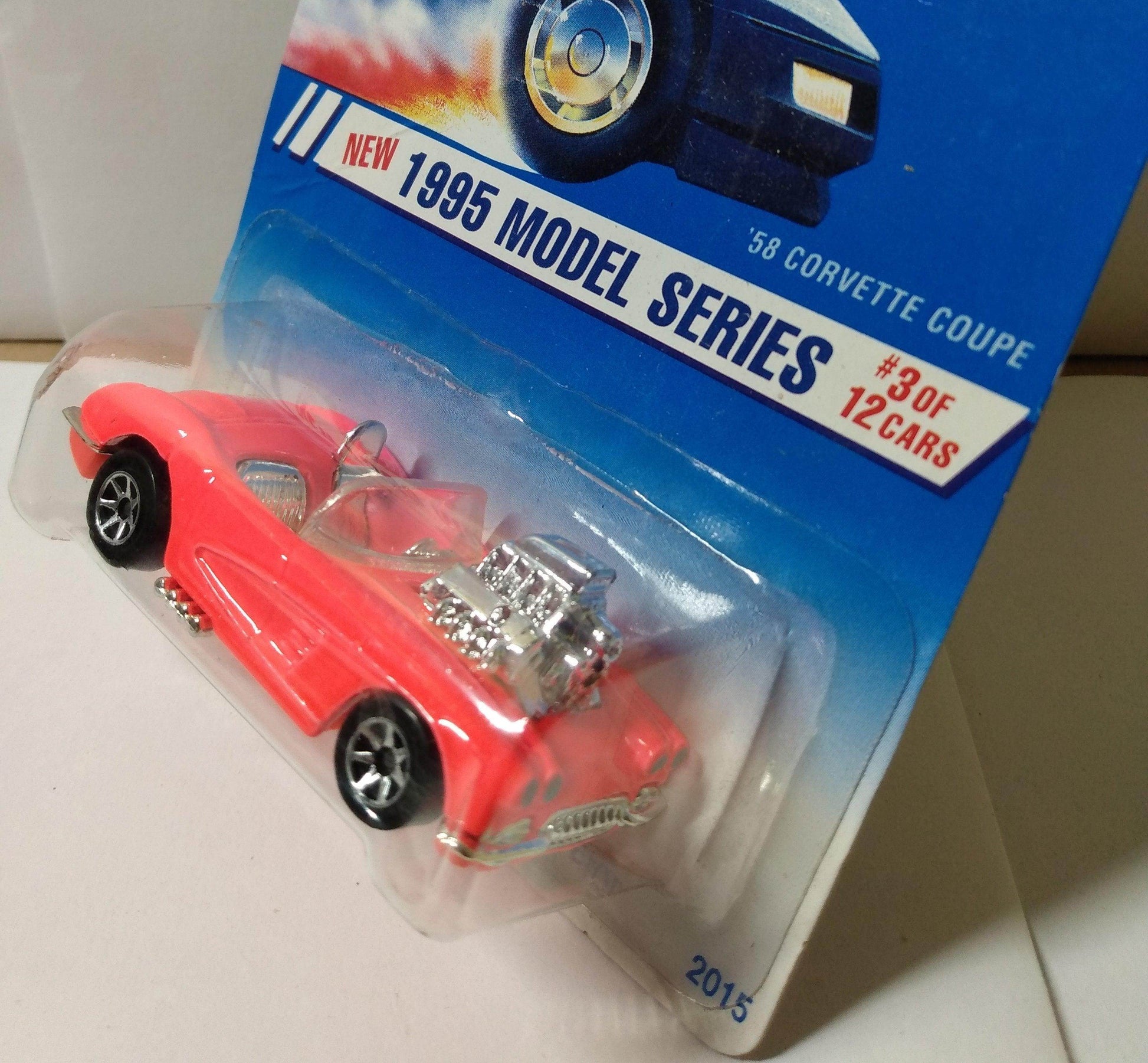 Hot Wheels 1995 Model Series '58 Corvette Coupe Collector #341 sp7 - TulipStuff