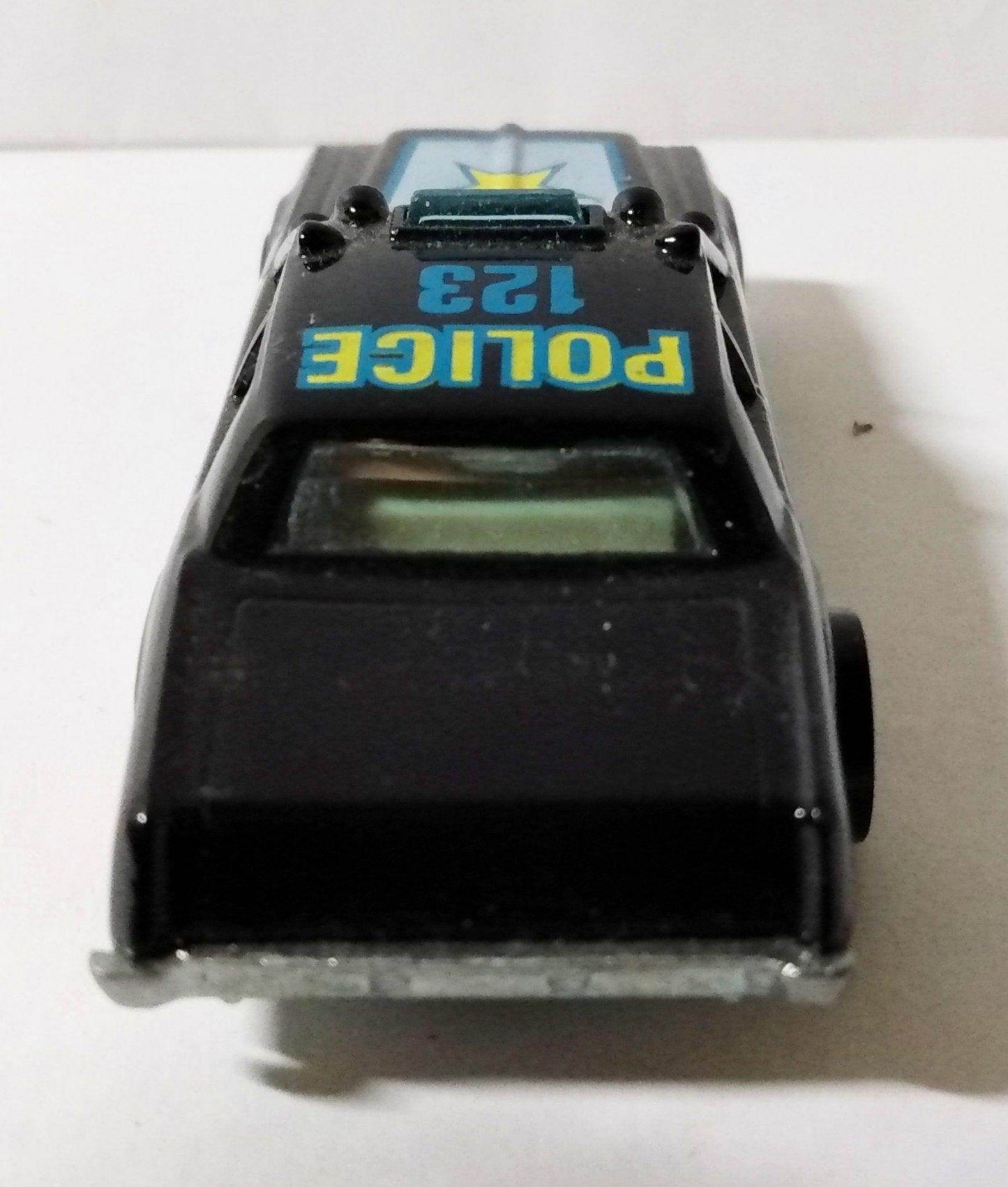 Hot Wheels 9526 Sheriff Patrol Police Car 1990 Black #59 - TulipStuff