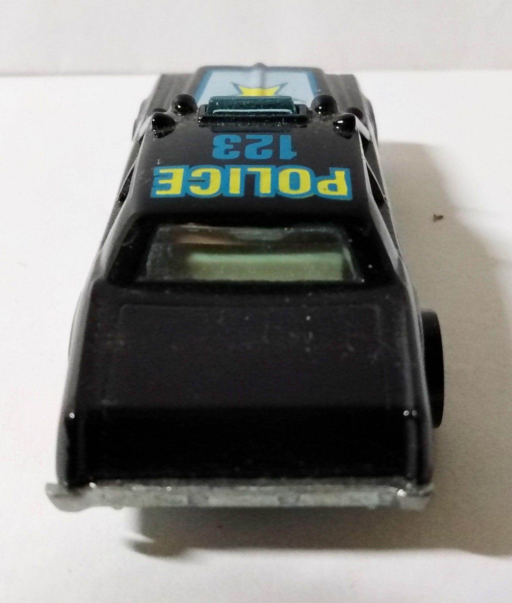 Hot Wheels 9526 Sheriff Patrol Police Car 1990 Black #59 - TulipStuff