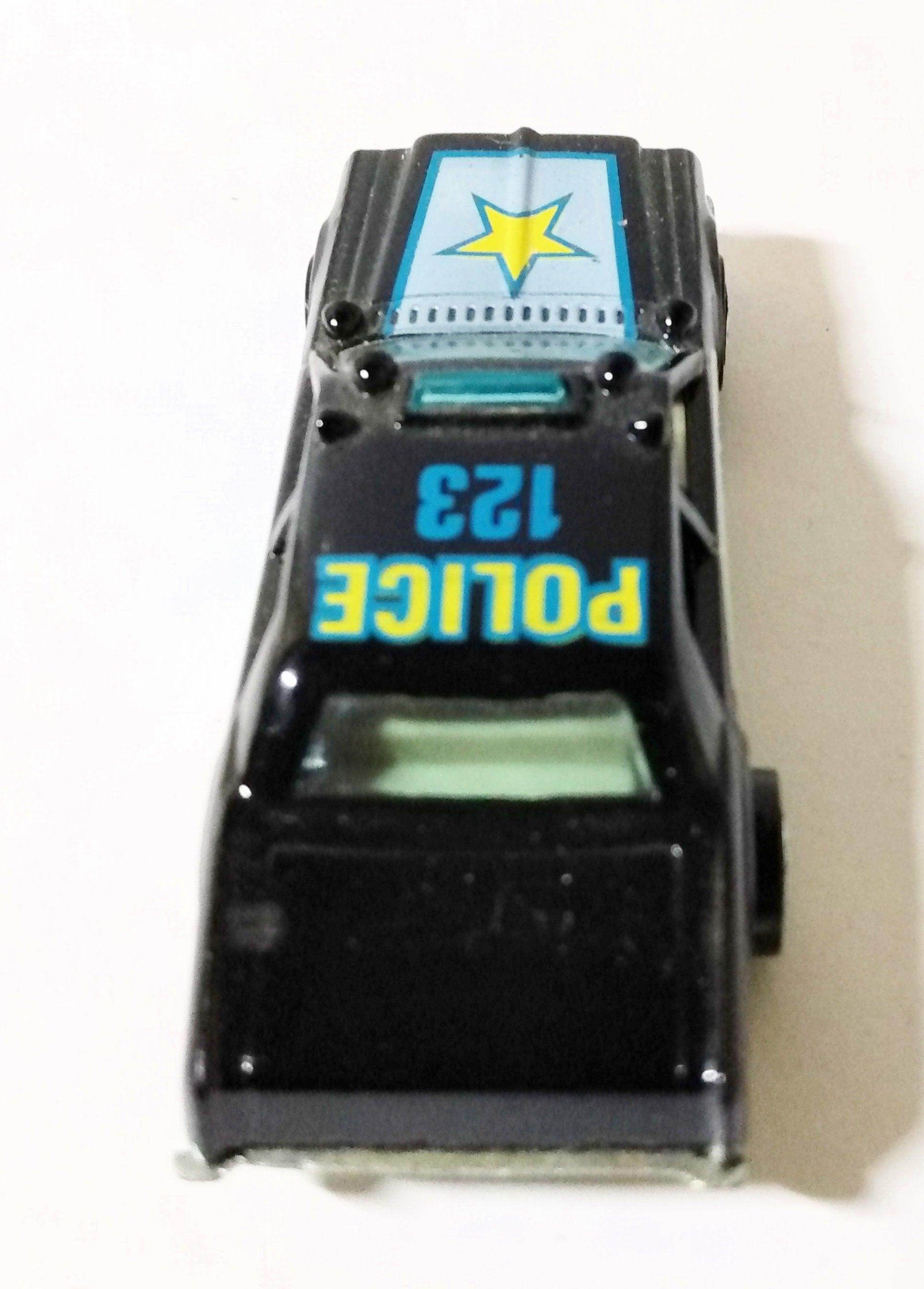 Hot Wheels 9526 Sheriff Patrol Police Car 1990 Black #59 - TulipStuff