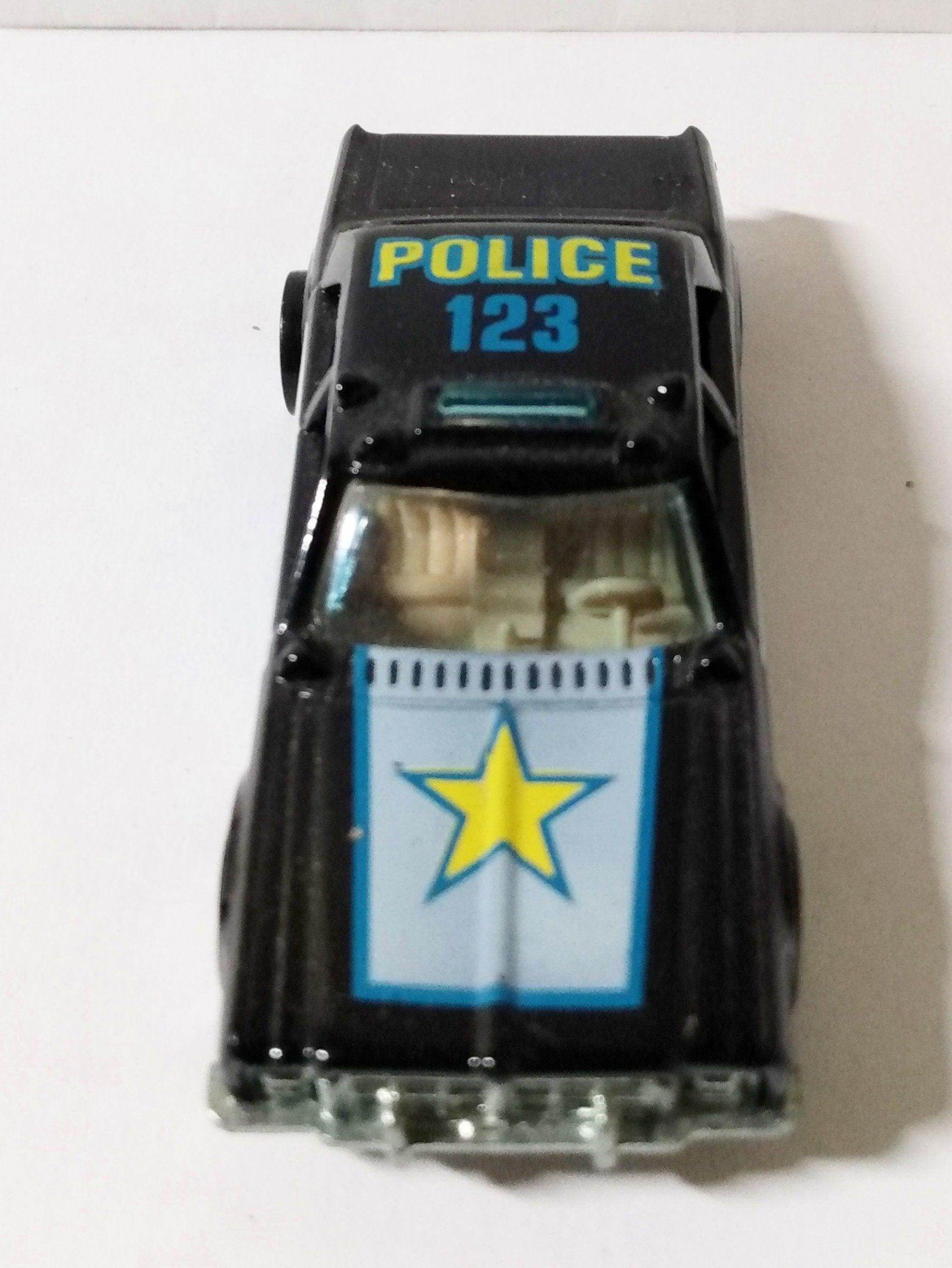 Hot Wheels 9526 Sheriff Patrol Police Car 1990 Black #59 - TulipStuff