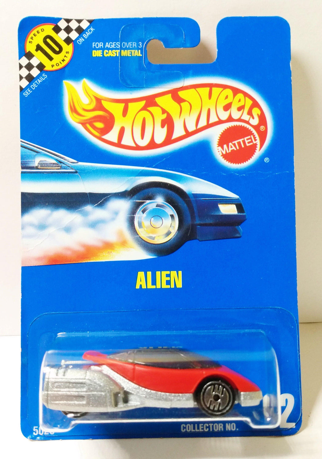 Hot Wheels Collector #62 Alien Diecast Concept Car 1991 uh - TulipStuff