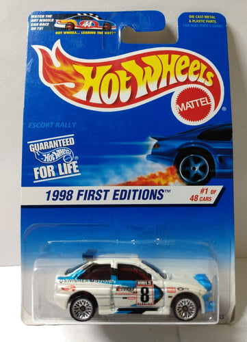 Hot Wheels 1998 First Editions Ford Escort Rally Collector 637 - TulipStuff