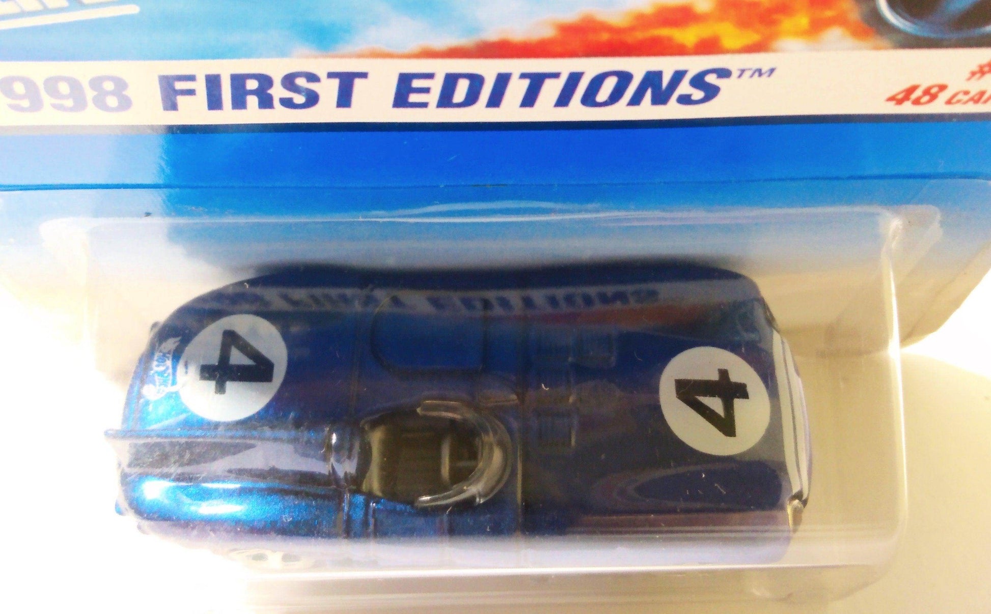 Hot Wheels 1998 First Editions Collector #638 Jaguar D-Type 48 error - TulipStuff