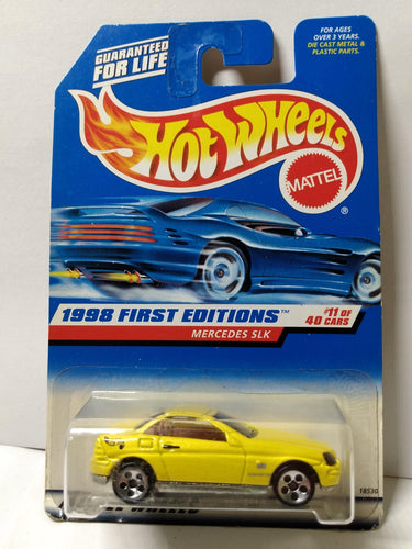 Hot Wheels 1998 First Editions Mercedes SLK Collector #646 - TulipStuff