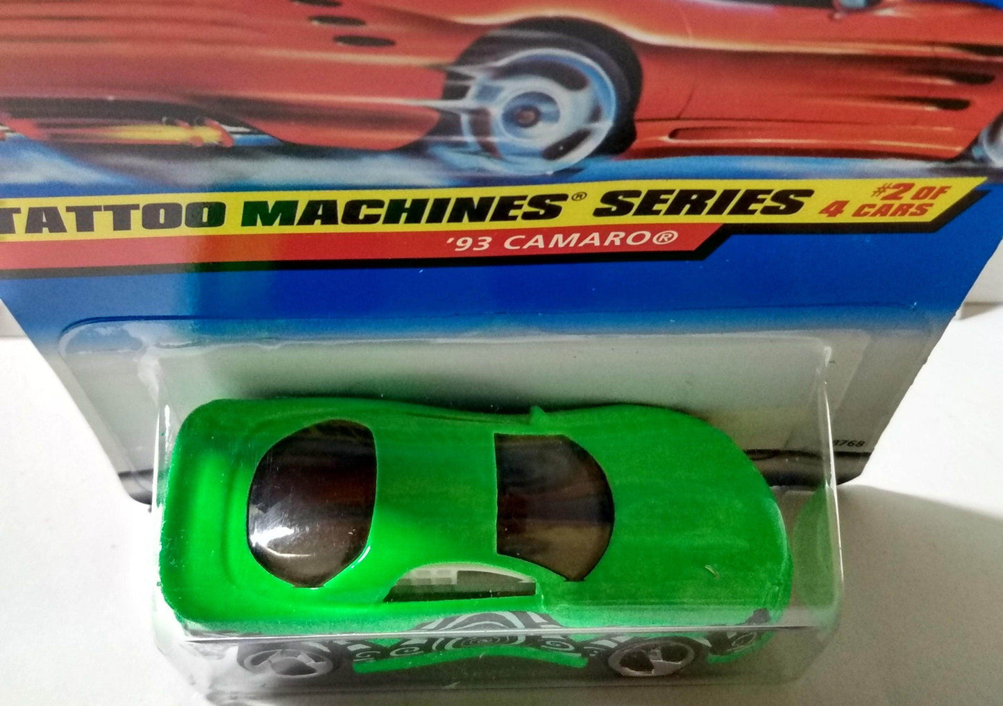 Hot Wheels Tattoo Machines Collector #686 '93 Camaro Chevrolet - TulipStuff