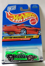 Load image into Gallery viewer, Hot Wheels Tattoo Machines Collector #686 &#39;93 Camaro Chevrolet - TulipStuff
