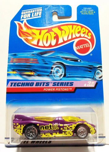 Hot Wheels Collector #690 Techno Bits Series Power Pistons 1998 - TulipStuff