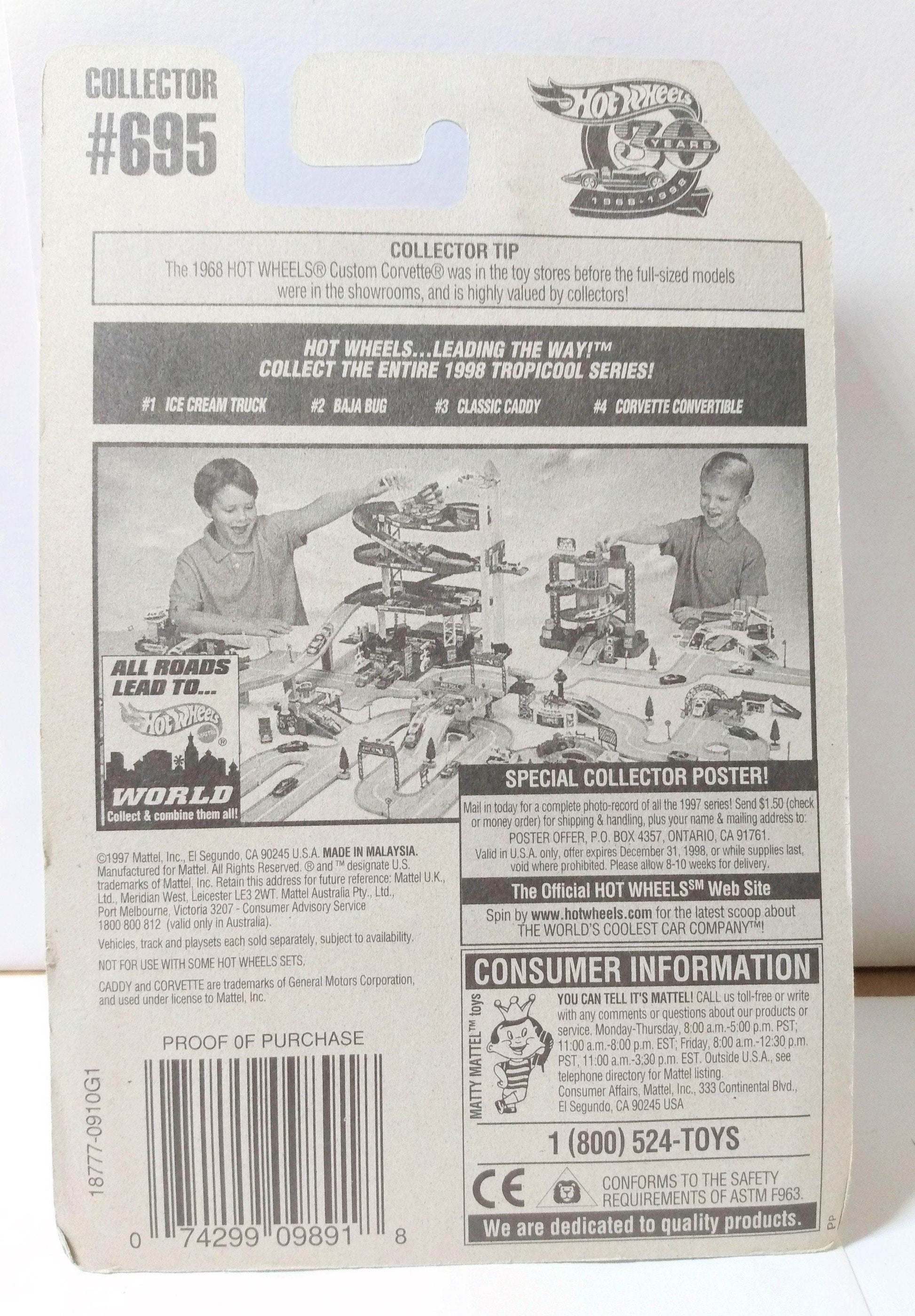 Hot Wheels Tropicool Collector #695 '35 Classic Caddy Cadillac bbs - TulipStuff