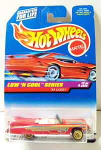 Hot Wheels Low N Cool Collector #699 '59 Caddy Eldorado Convertible - TulipStuff
