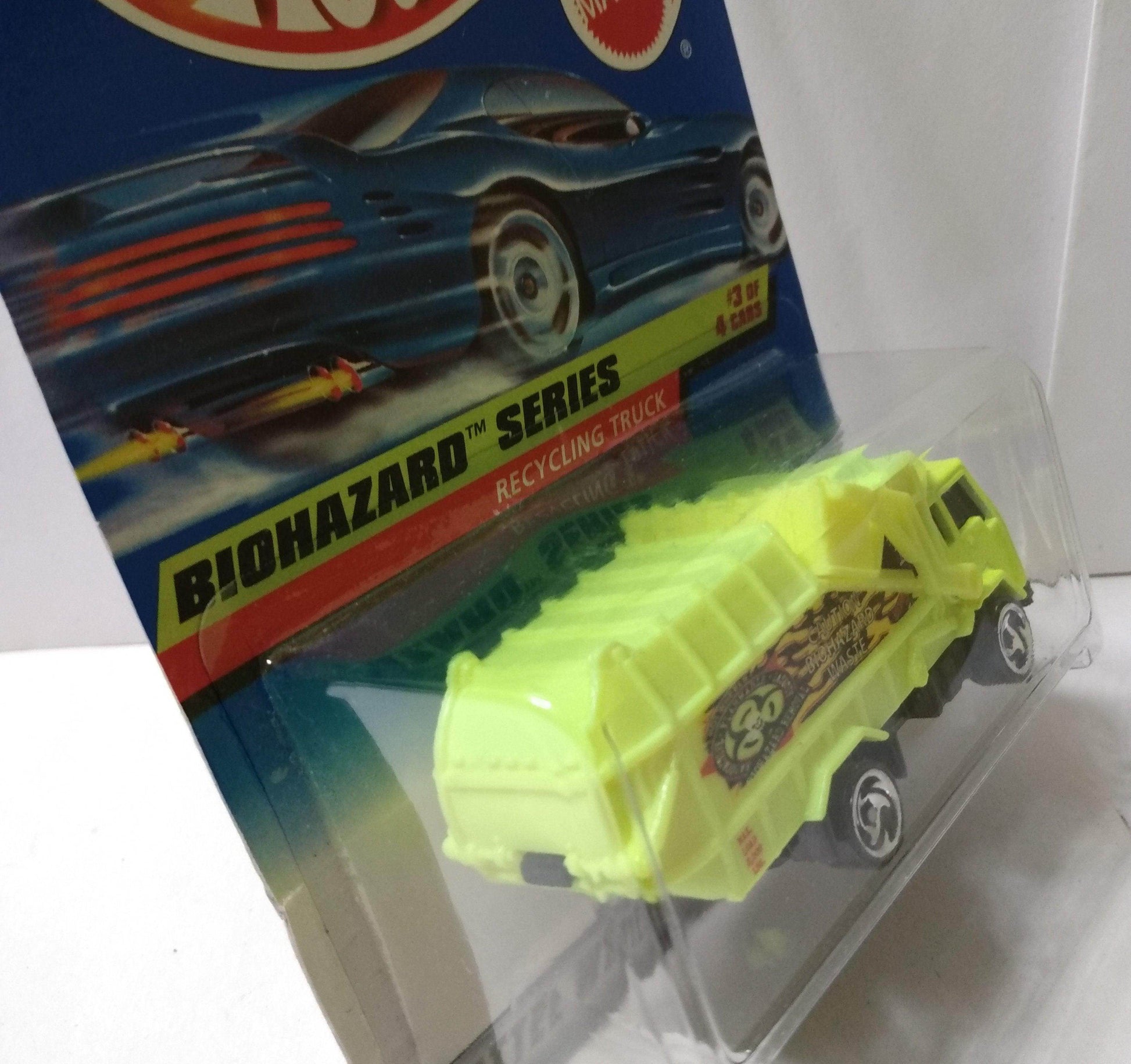Hot Wheels Biohazard Series Recycling Truck Collector #719 1997 - TulipStuff