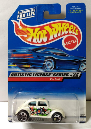 Hot Wheels Artistic License VW Bug Volkswagen Beetle Collector 731 - TulipStuff