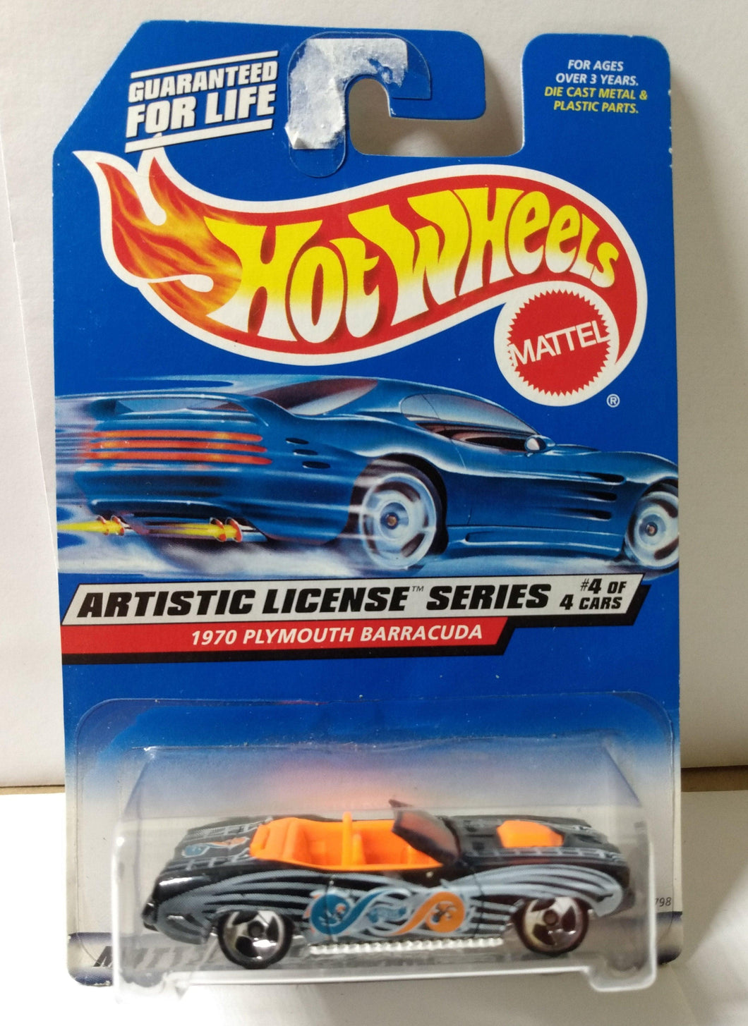 Hot Wheels Artistic License 1970 Plymouth Barracuda Collector 732 - TulipStuff