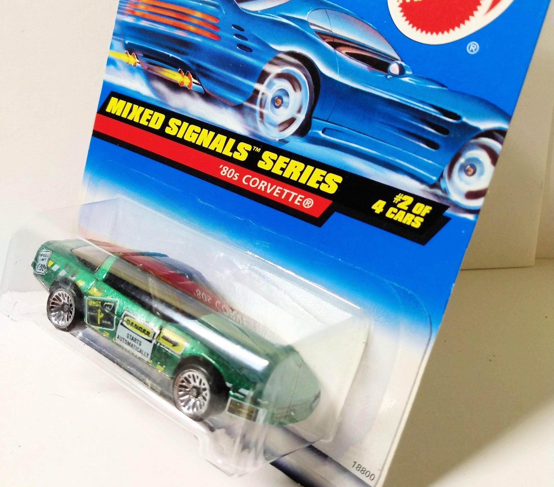 Hot Wheels Mixed Signals Series '80's Corvette Collector #734 1997 - TulipStuff