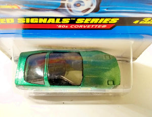 Hot Wheels Mixed Signals Series '80's Corvette Collector #734 1997 - TulipStuff