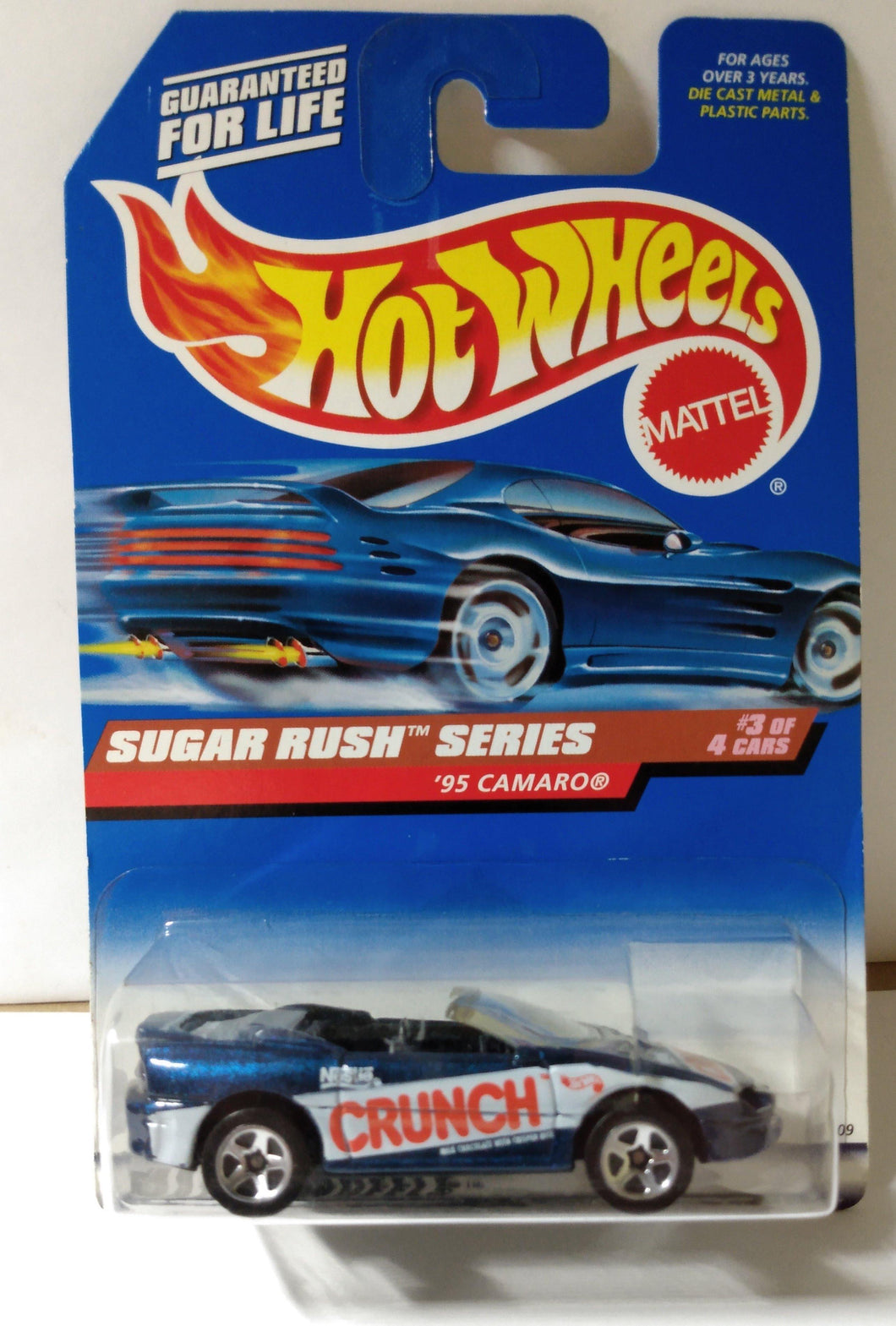 Hot Wheels Sugar Rush Series '95 Camaro Convertible Nestle Crunch - TulipStuff