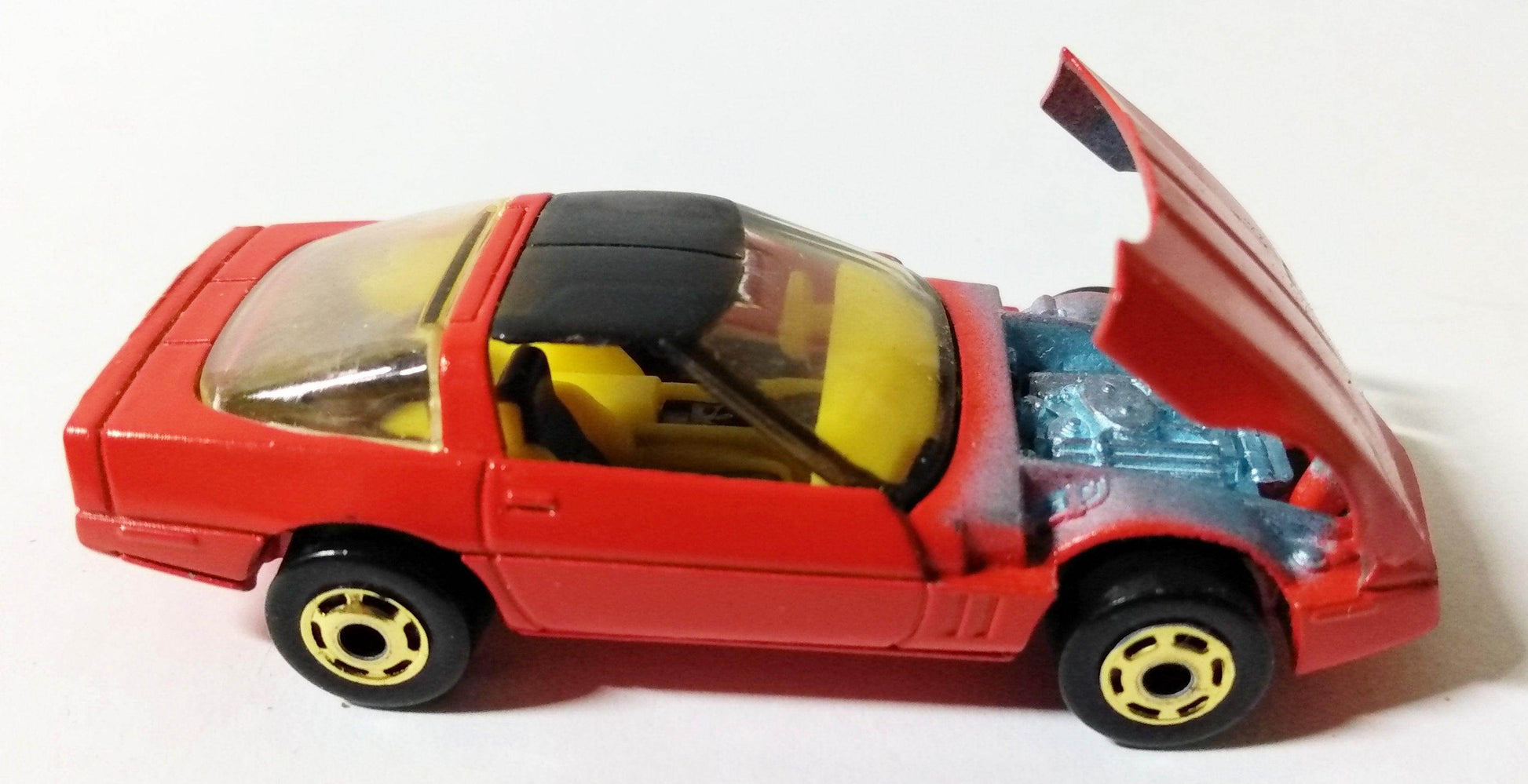 Hot Wheels 3928 Hot Ones Chevrolet '80's Corvette Hong Kong 1984 - TulipStuff