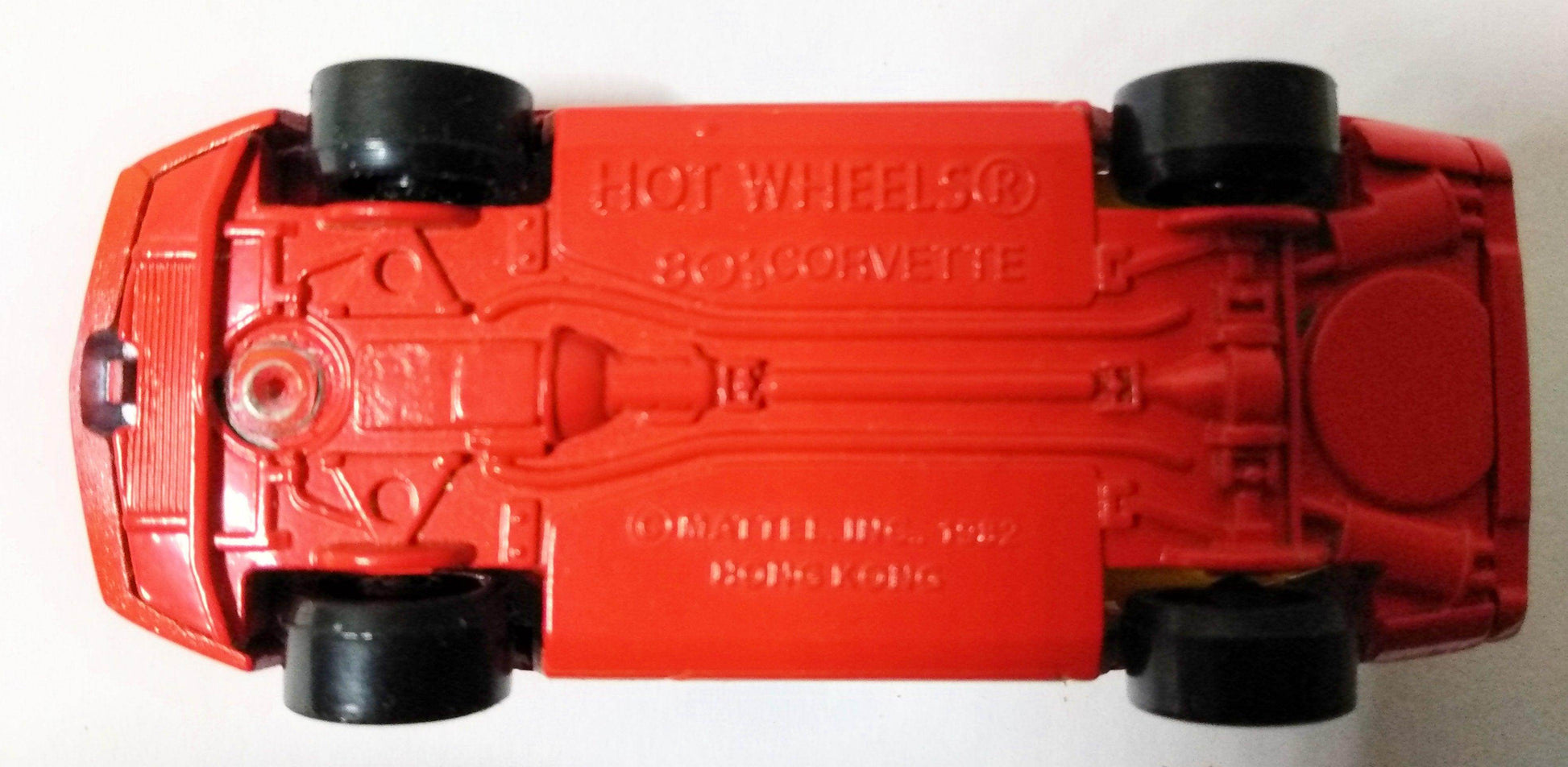 Hot Wheels 3928 Hot Ones Chevrolet '80's Corvette Hong Kong 1984 - TulipStuff