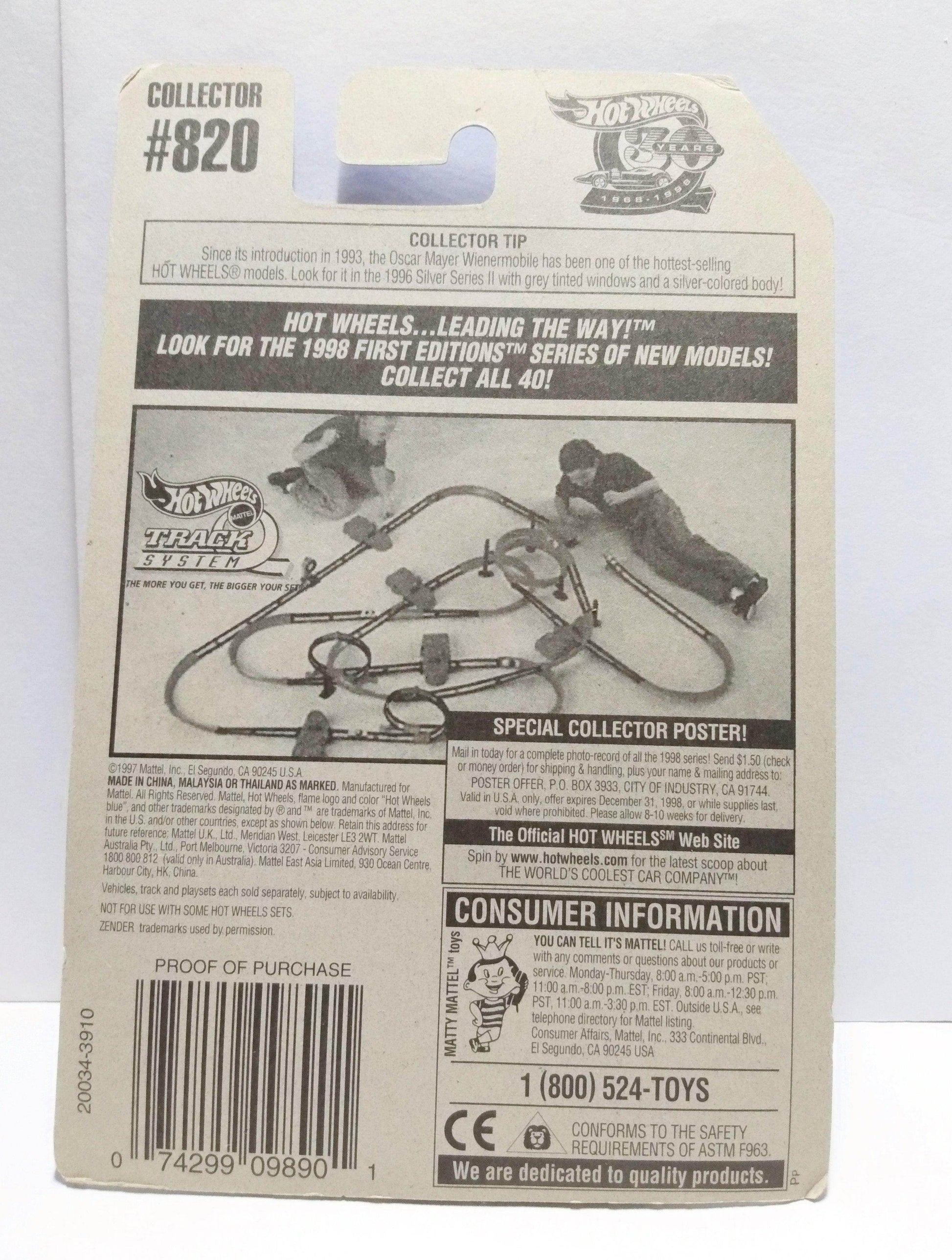 Hot Wheels Collector #820 Zender Fact 4 Sports Car 1997 - TulipStuff