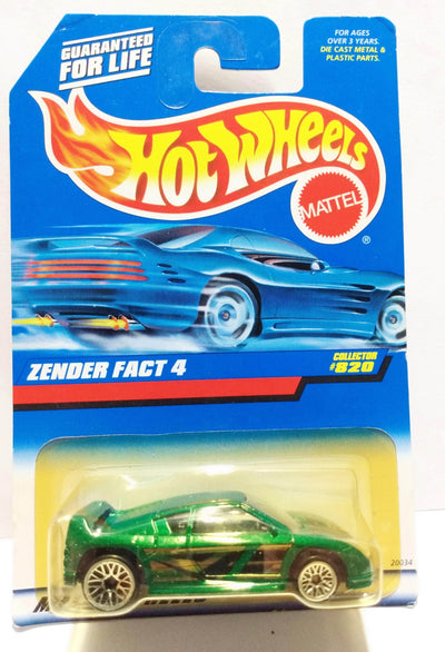 Hot Wheels Collector #820 Zender Fact 4 Sports Car 1997 - TulipStuff
