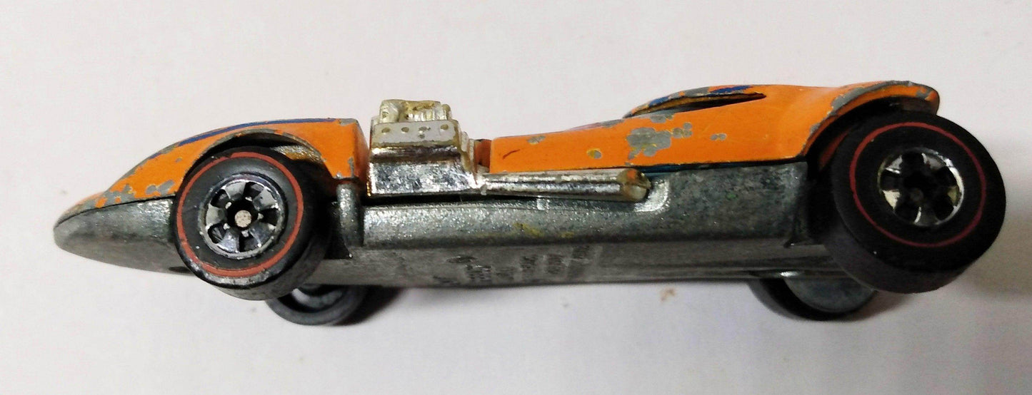 Hot Wheels Redline 8240 Twin Mill Orange Flying Colors Hong Kong 1976 - TulipStuff