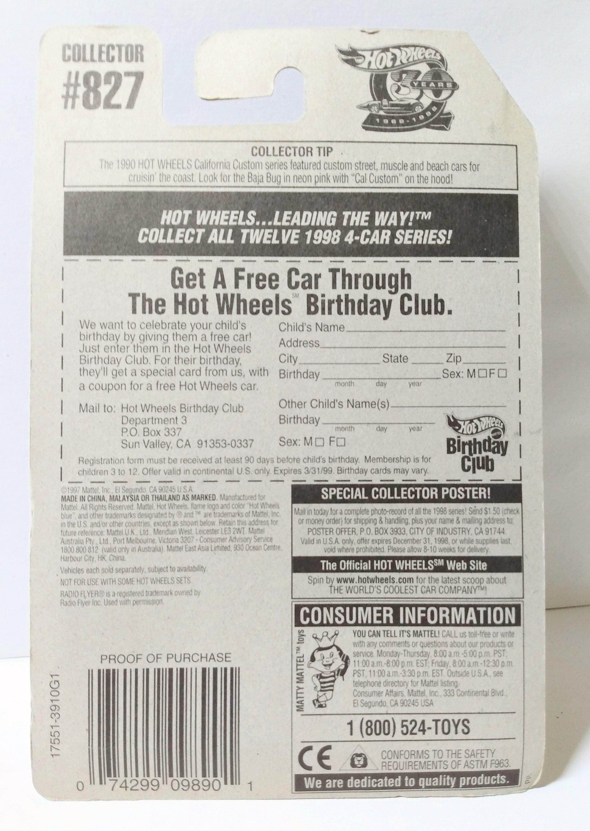 Hot Wheels Collector #827 Radio Flyer Wagon 1997 - TulipStuff