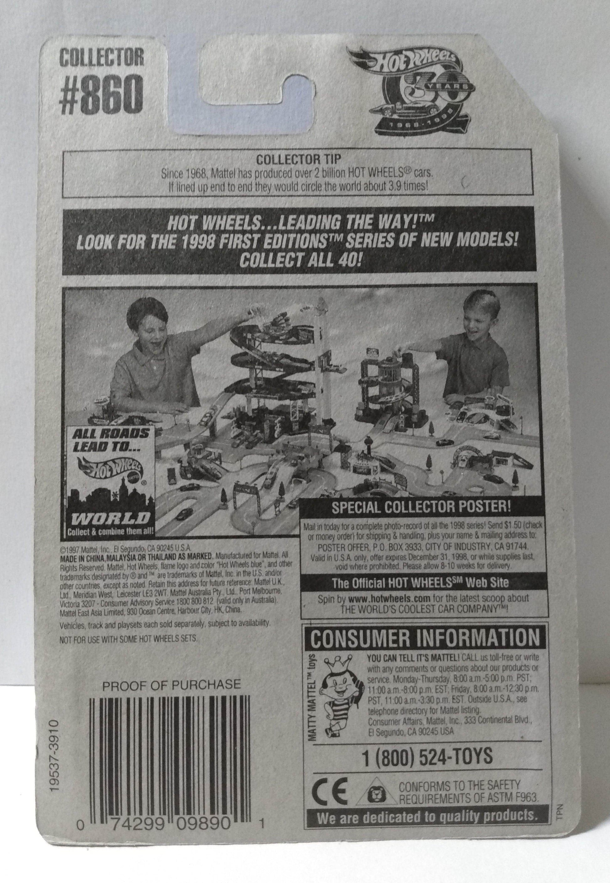 Hot Wheels Collector #860 Road Rocket 1999 - TulipStuff