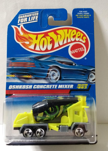 Hot Wheels Collector #863 Oshkosh Concrete Mixer Truck 1997 - TulipStuff