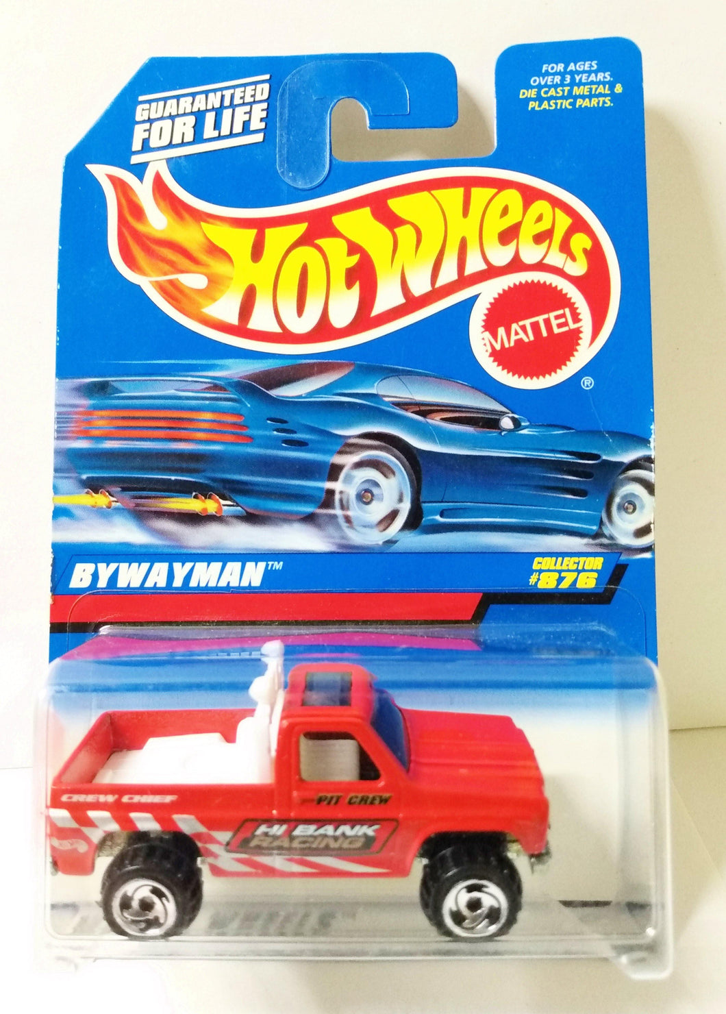 Hot Wheels Collector #876 Bywayman Pickup Truck Hi Bank Racing 1997 - TulipStuff