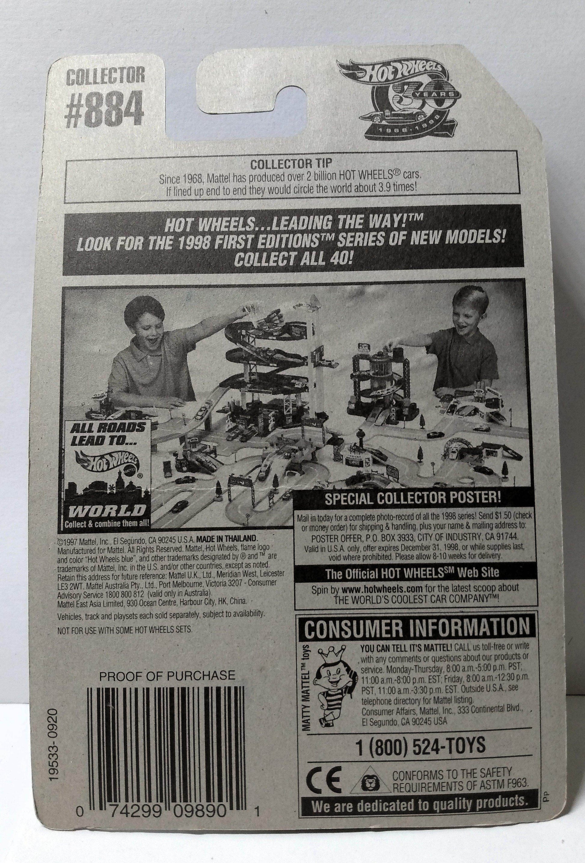 Hot Wheels Collector #884 Gulch Stepper 4X4 Concept Pickup 1998 - TulipStuff