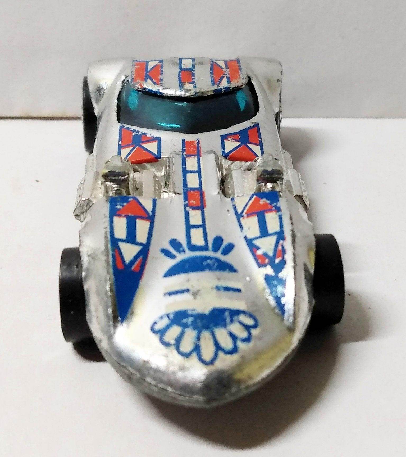 Hot Wheels 9509 Super Chromes Twin Mill Hong Kong 1976 bw - TulipStuff