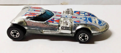 Hot Wheels 9509 Super Chromes Twin Mill Hong Kong 1976 bw - TulipStuff