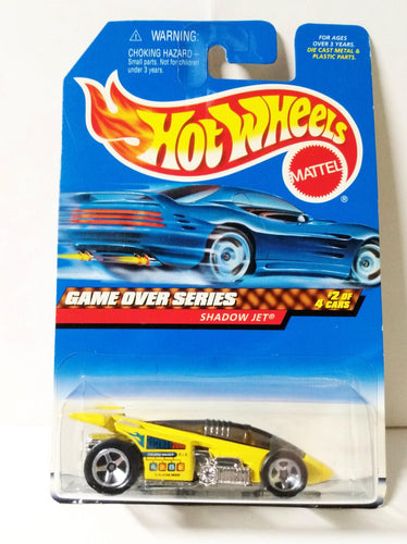 Hot Wheels Game Over Shadow Jet Collector #958 1999 - TulipStuff