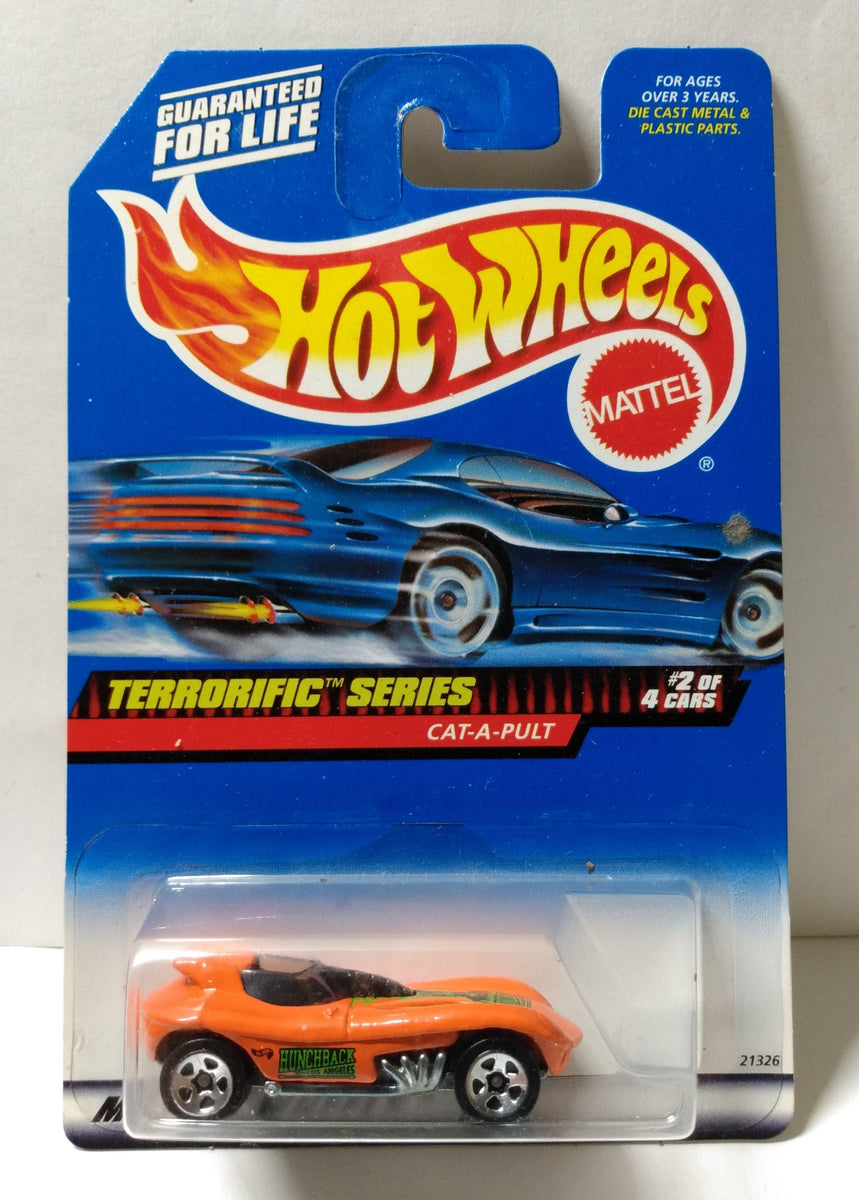 Hot Wheels Terrorific Series Cat-A-Pult Race Car Collector #978 ...