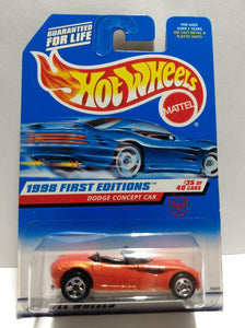 Hot Wheels 1998 First Editions Dodge Concept Car Collector #672 - TulipStuff
