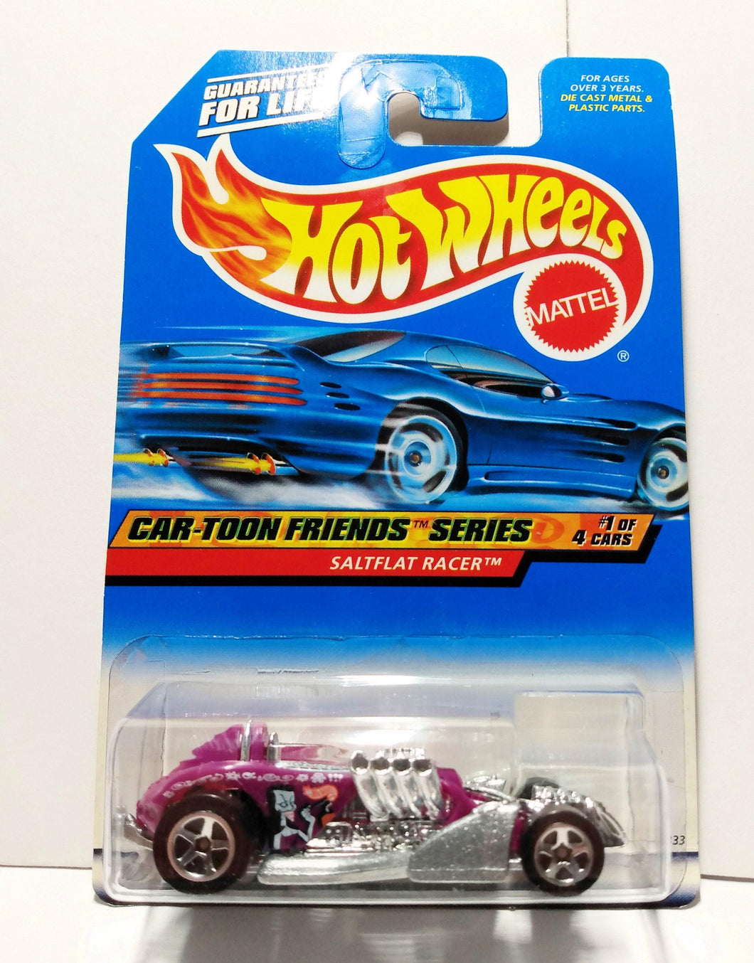 Hot Wheels Car-toon Friends Series Saltflat Racer Collector #985 1998 - TulipStuff