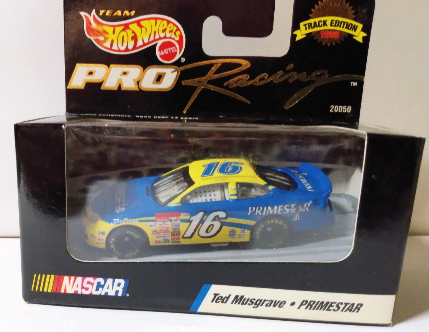 Hot Wheels 1998 Pro Racing Track Edition Ted Musgrave Primestar Taurus - TulipStuff