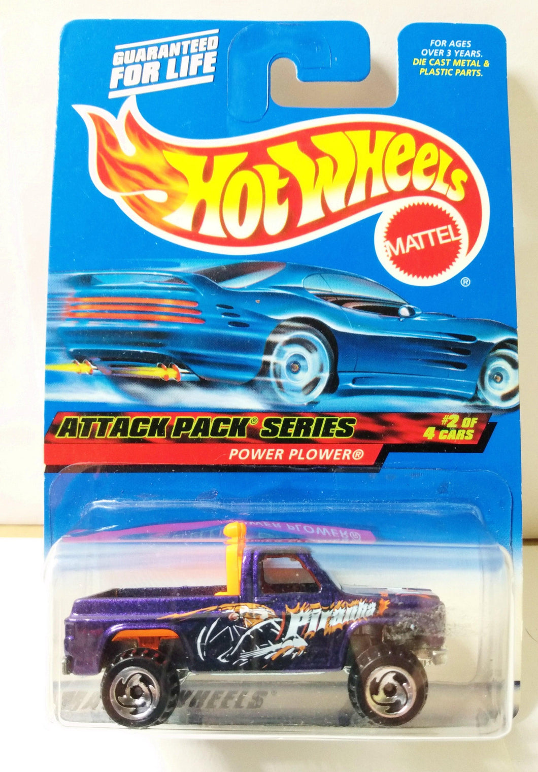 Hot Wheels Attack Pack Power Plower Chevy Pickup 2000 Collector #022 - TulipStuff