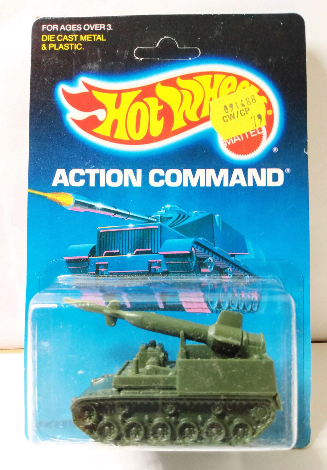 Hot Wheels 9380 Action Command Rocketank Army Military Tank 1988 - TulipStuff