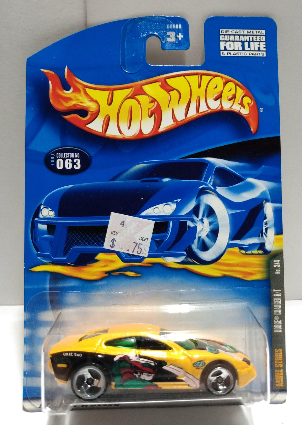 Hot Wheels Anime Series Dodge Charger R/T Muscle Car 2001 #063 - TulipStuff