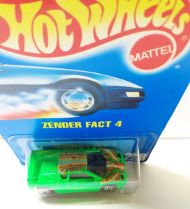 Hot Wheels Collector #228 Zender Fact 4 Sports Car Green uh 1994 - TulipStuff