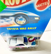 Load image into Gallery viewer, Hot Wheels Collector #233 Toyota MR2 Rally Diecast Sports Car 1997 - TulipStuff
