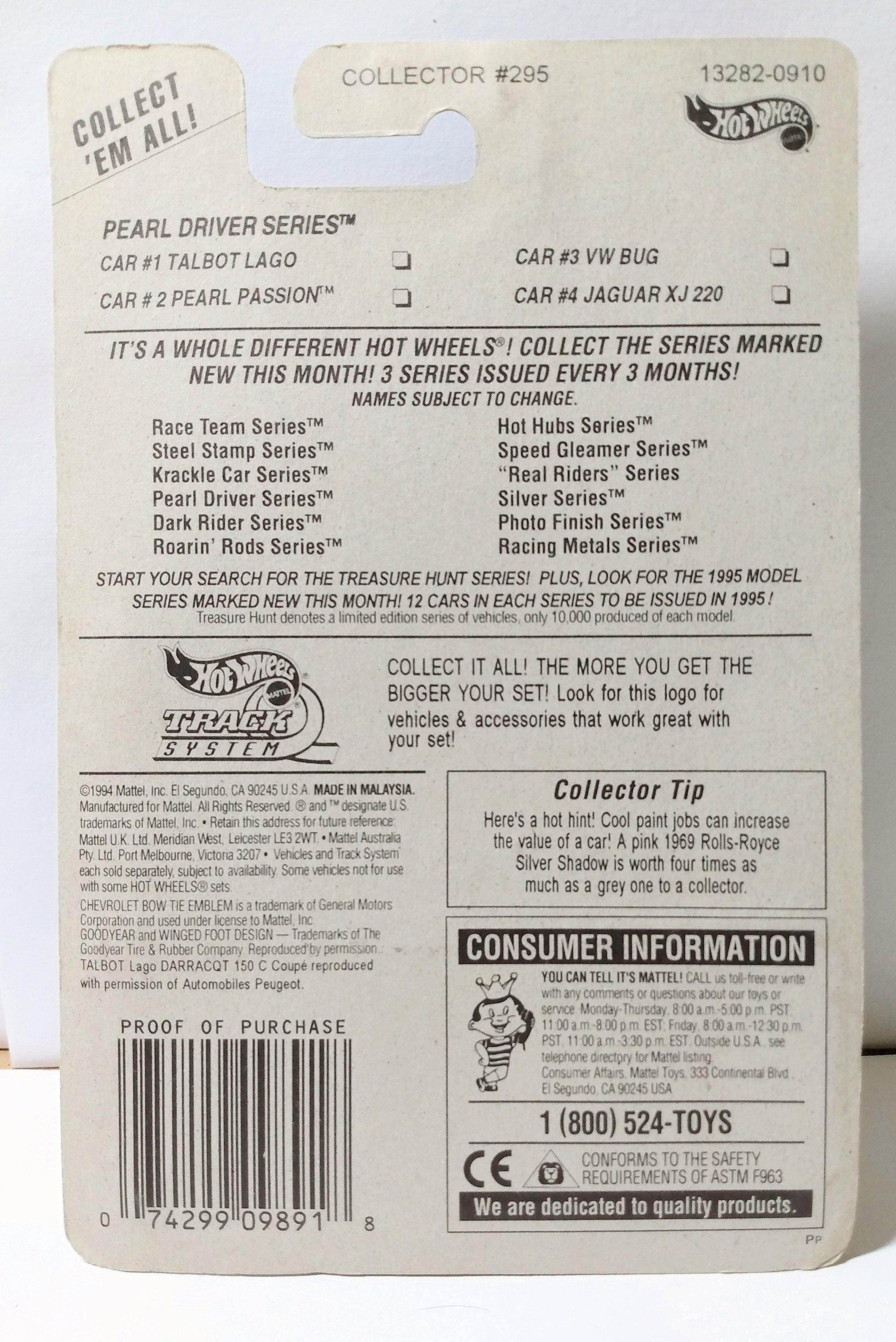 Hot Wheels Pearl Driver Series Talbot Lago sp7 1995 - TulipStuff